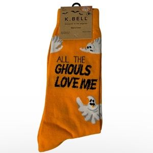 K.Bell Men's “All The Ghouls Love Me” Crew Socks